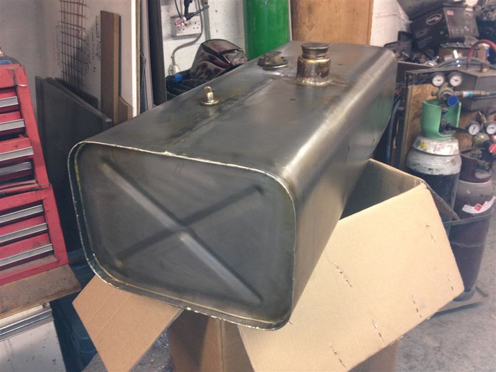 Image of This Bedford lorry fuel tank was re-created from the original supplied as a pattern