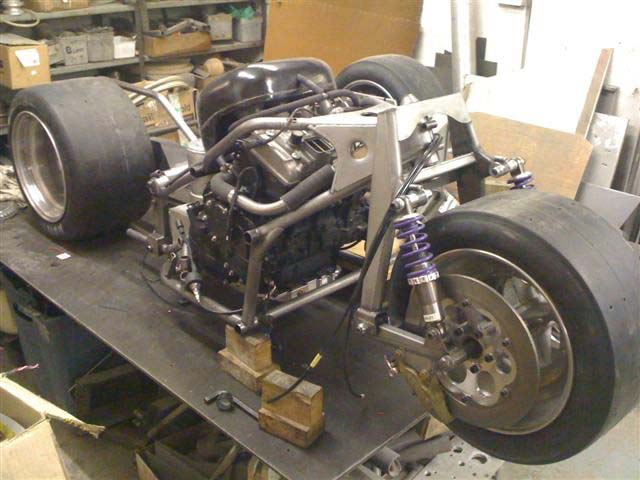 Image linking to the Sidecar Racing page for details of  and the  on offer there: Builders, manufacturers and racers of sidecar outfits.  Complete outfits built or chassis kits supplied ready to build.