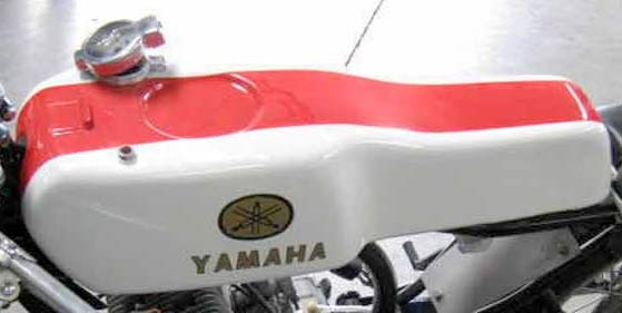 Image of Yamaha TA 125 fuel tank replicas